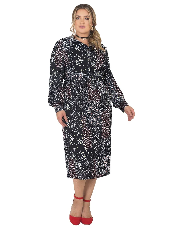 Limited Availability Julia Midi Shirt Dress | Ditsy Floral