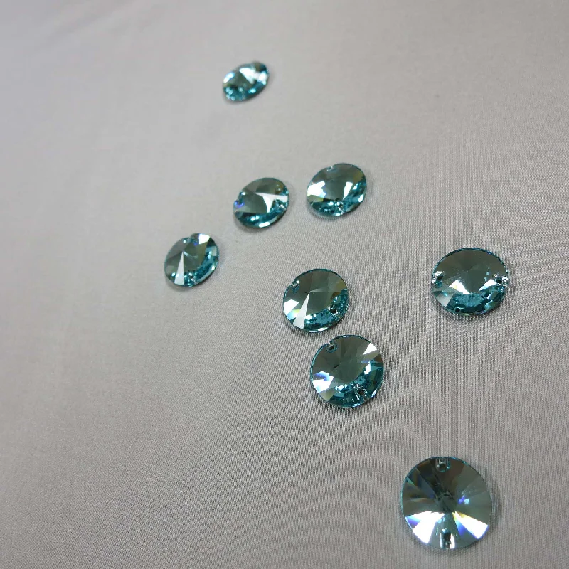 Price Slash Light Turquoise Swarovski Elements Stones 12MM