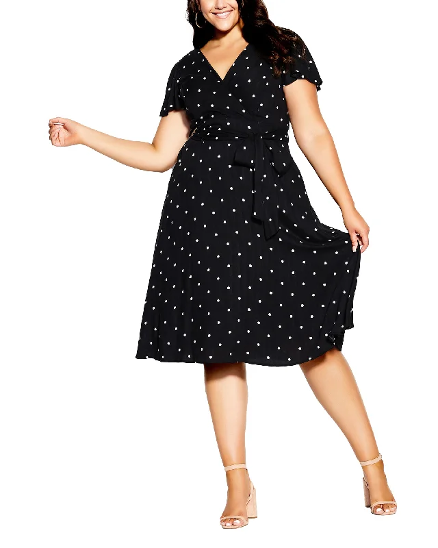 Savings Galore Reese Sweet Babydoll Dress | Black / White