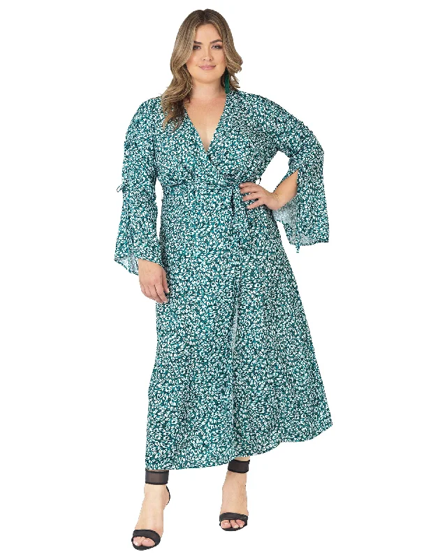 Unmissable Offer Kimberly Wrap Maxi Dress | GREENLEOPARD