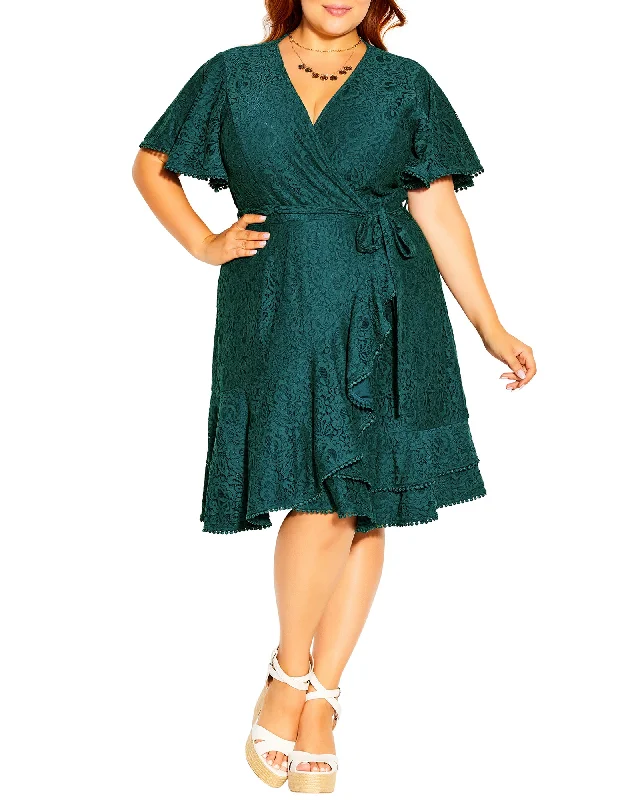 Limited Edition Anja Sweet Luv Dress | Forest Green