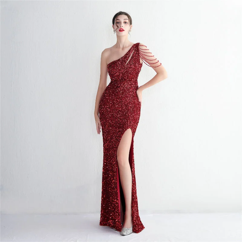 The Best Prices Statement-making Studded Mermaid Dress