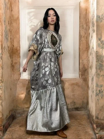 Loyalty Reward Pines, reworked vintage lamé dress