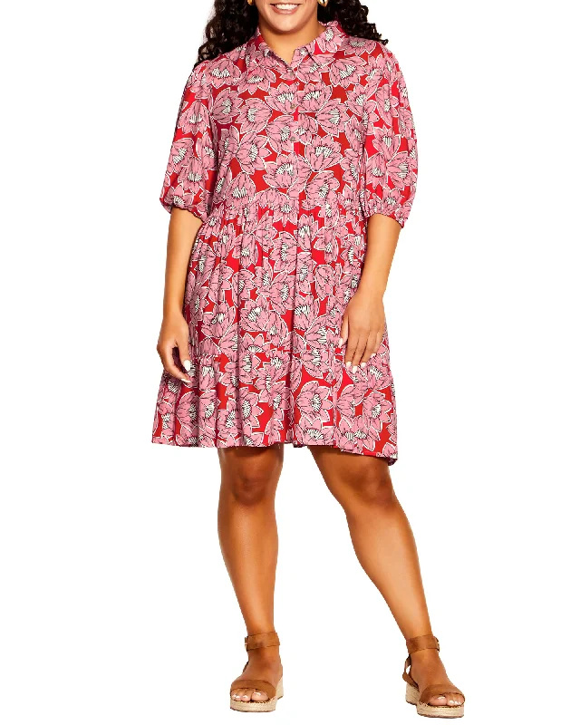 Extra Discounts Mimi Mini Dress | Red / Pink
