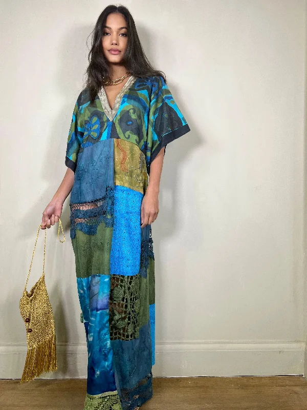 Discount Days Esme, vintage patchwork parachute dress