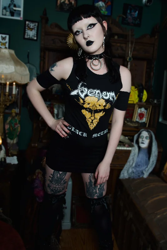 Must-Have Deals Venom Shoulder-Cut Dress