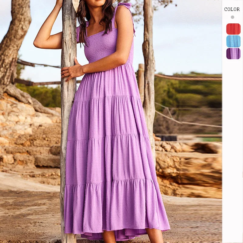 Steals and Deals New Arrival Sexy Backless Strapless Maxi Dress