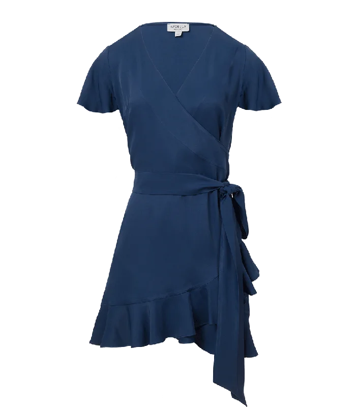 Lowest Price Amalia Mini Wrap Dress
