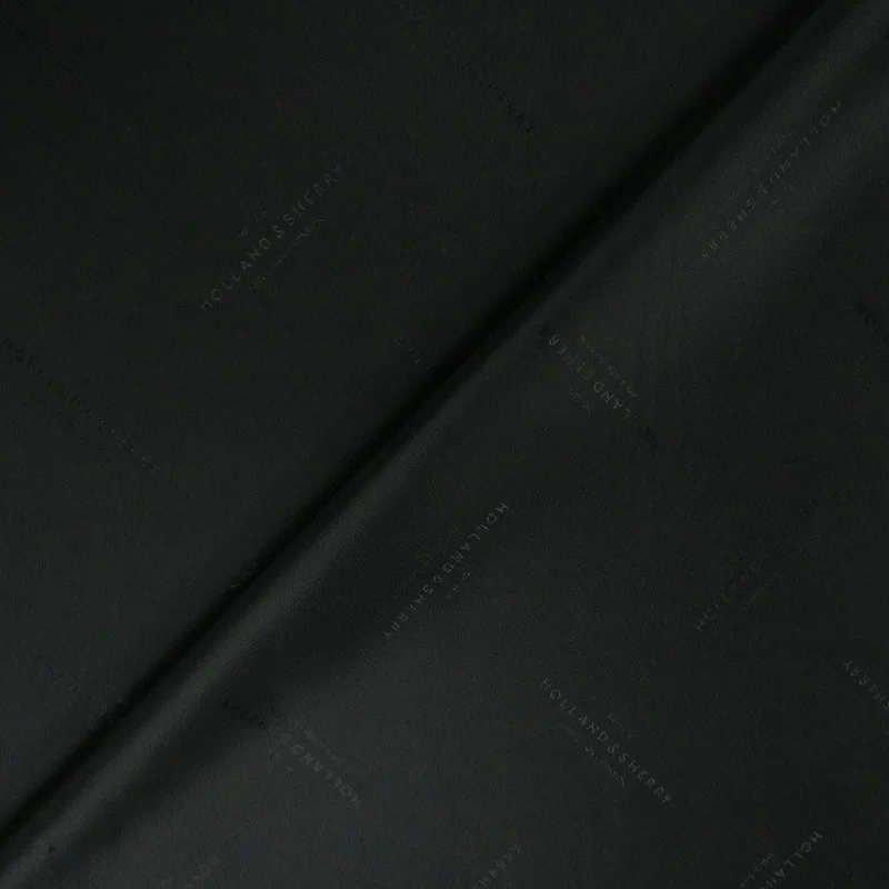 Deal Dash Black Solid Holland and Sherry Exclusive Lining