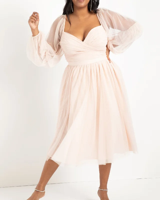 Year-End Sale The Nabela Romantic Tulle Dress | Pink