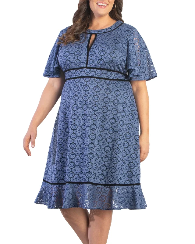 Best Seller Middleton Lace Dress | BLUE BELLE