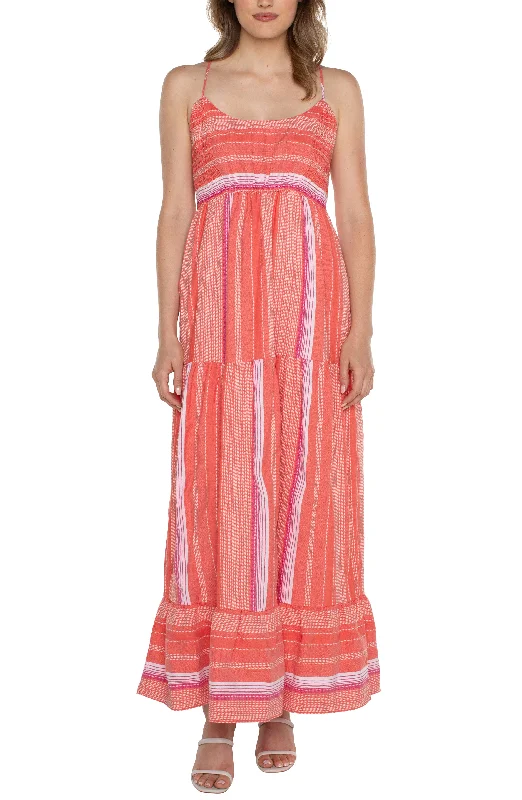 Discount Mania FINAL SALE LIVERPOOL MAXI DRESS WITH RACER BACK