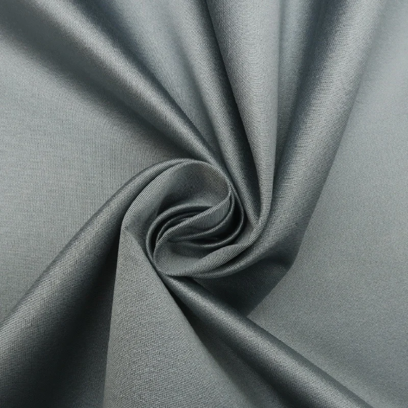 Bonus Savings Steel Grey Silk and Wool Woven Fabric