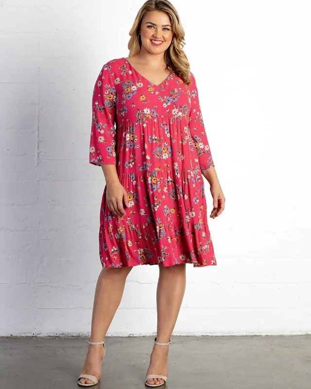 Stock Clearance Issy Tiered Dress | TEABERRY