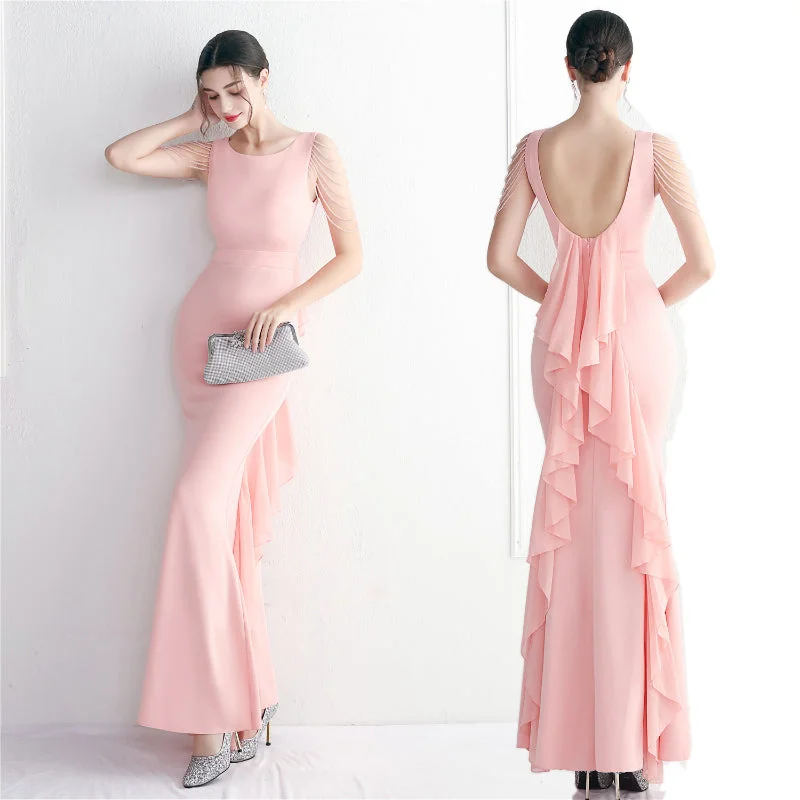 Last Chance Pins Elegant Silk Dinner Dress