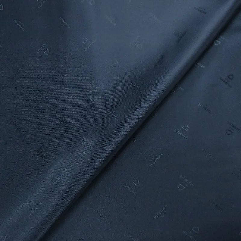 Discount Days Dark Blue Solid Acetate Viscose Dormeuil Exclusive Lining