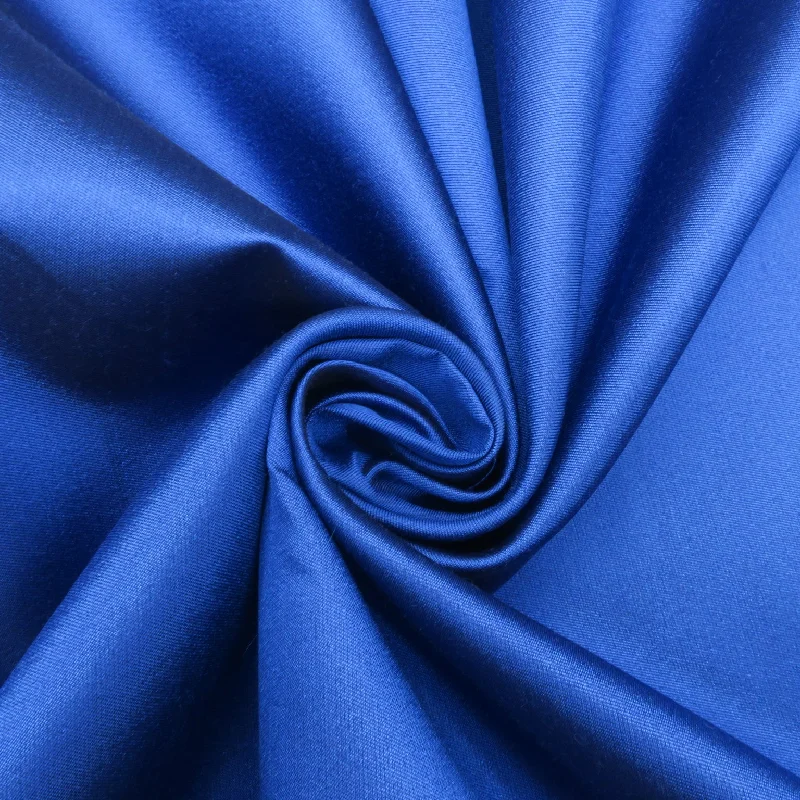 Price Break Royal Blue Silk and Wool Woven Fabric