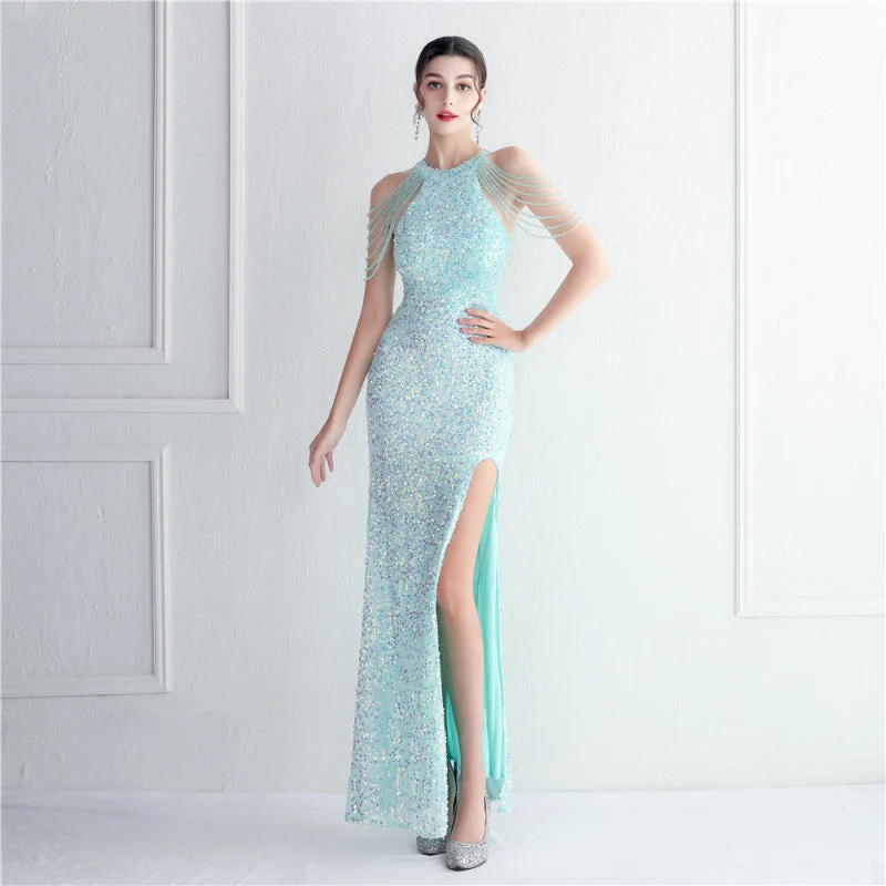 Price Rollback Intricate Embroidery And High-Shine Sequins Stylish And Elegant Evening Dress Price Rollback Intricate Embroidery And High-Shine Sequins Stylish And Elegant Evening Dress