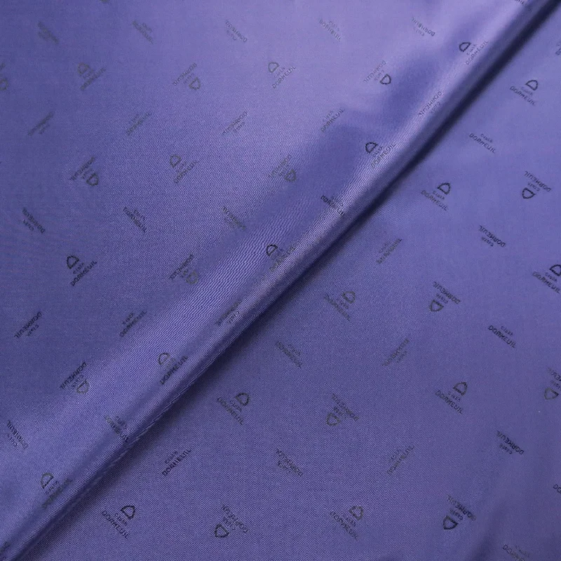 Closeout Sale Purple Solid Acetate Viscose Dormeuil Exclusive Lining