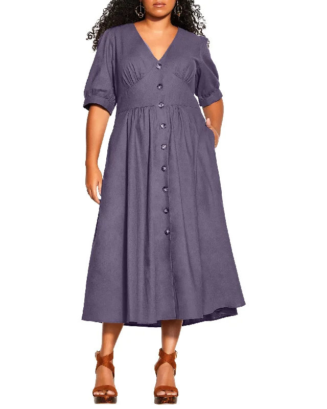 Closeout Emerie Sunset Stroll Dress | Lilac