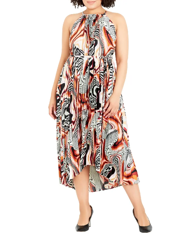 Act Now Kimber Printed Dress | Black / Red