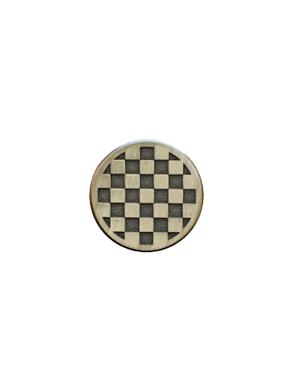 Discount Mania Checkerboard antique silver