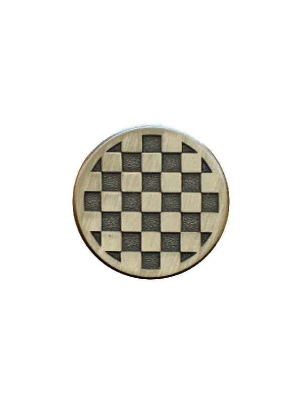 Deal of the Week Checkerboard antique silver