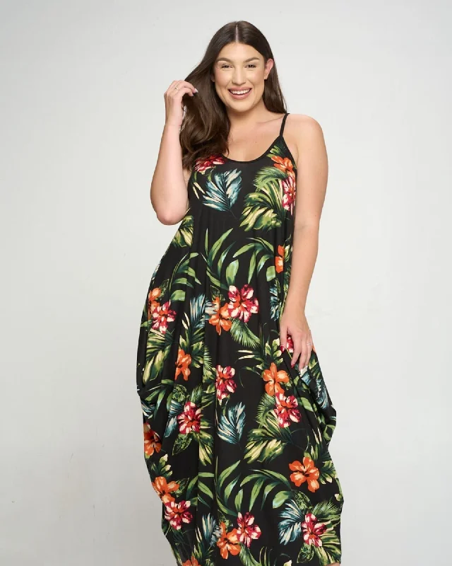 Mega Sale Rose Tropical Dress | Tropical Feeling