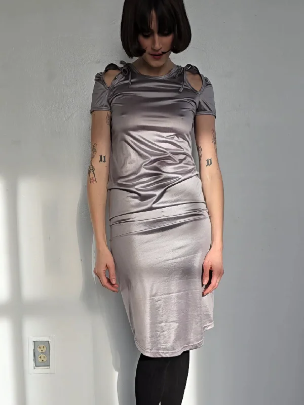 Midnight Madness Vivienne Westwood Anglomania Silver Dress (S)