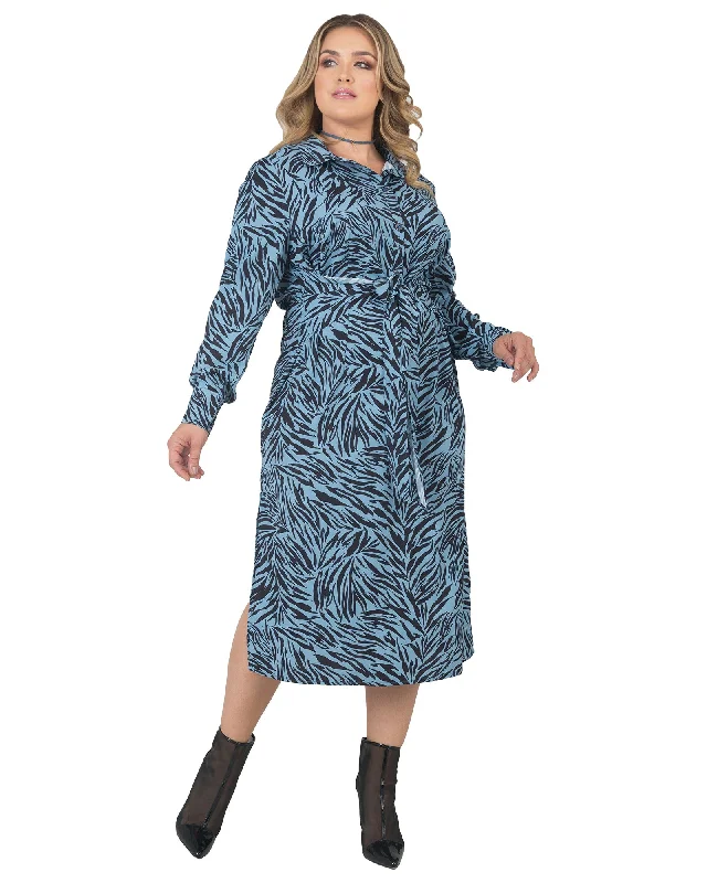 Price Cut Julia Midi Shirt Dress | Zebra Fever