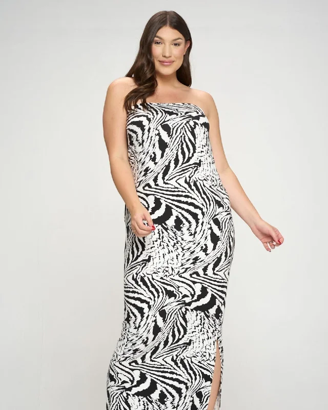Crazy Savings Danika Maxi Dress | Black/Ivory