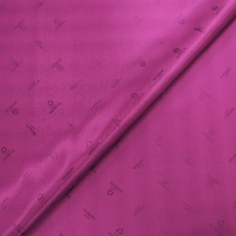 Factory Direct Sale Hot Pink Iridescent Solid Acetate Viscose Dormeuil Exclusive Lining