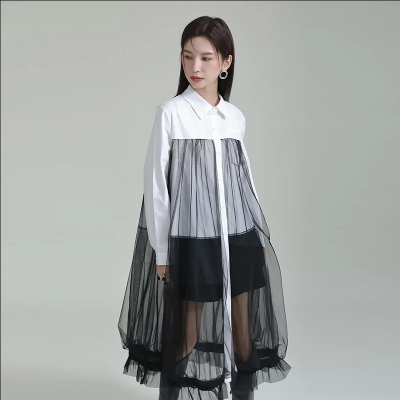 Deep Discounts Sexy Net-wrapped Layered Briefcase Dress Mid-Height