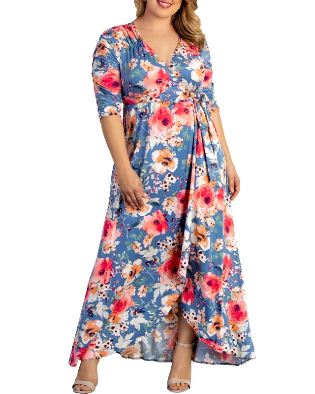 Price Cut Meadow Dream Maxi Dress | DAYDREAM BLUE BOUQUET