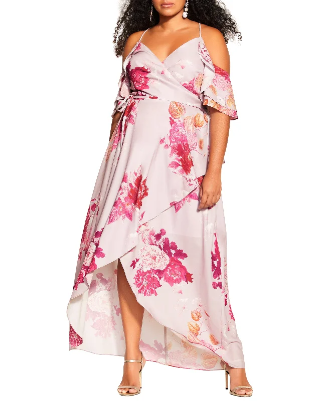 New Markdowns Sakura Maxi Dress | Pink / Magenta