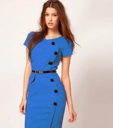 Best Deals Women's Casual O-Neck Dress