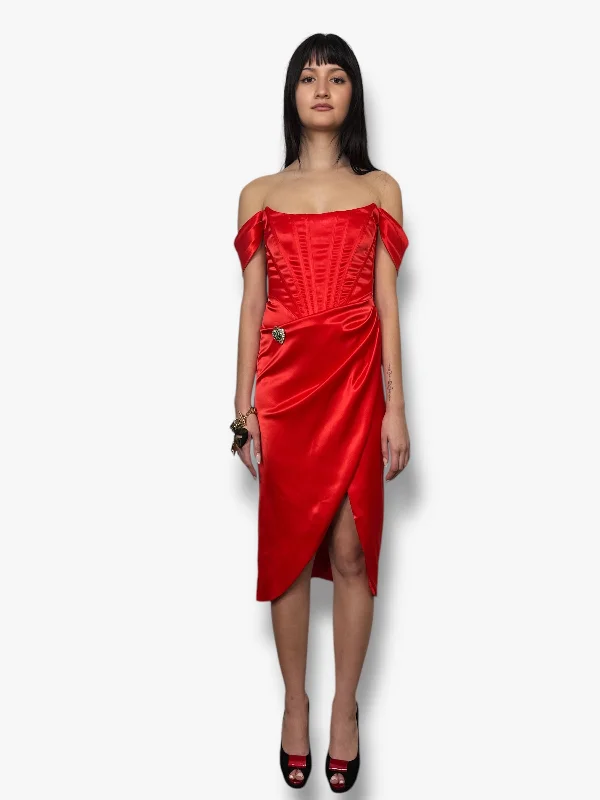 Steals and Deals NWT “Luxed Dress” Corset Dress