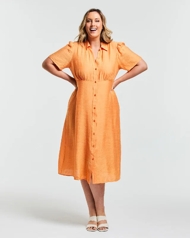 Midnight Madness Ibiza Dress | Orange