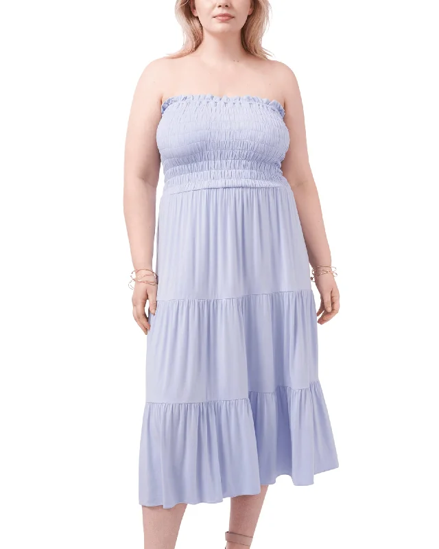 Super Deal Sophia Strapless Maxi Dress | SOFT SKY-288