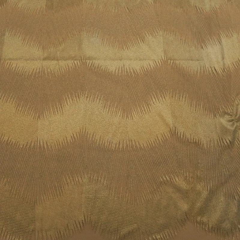 Markdowns Gold Abstract Embroidered Tulle Fabric