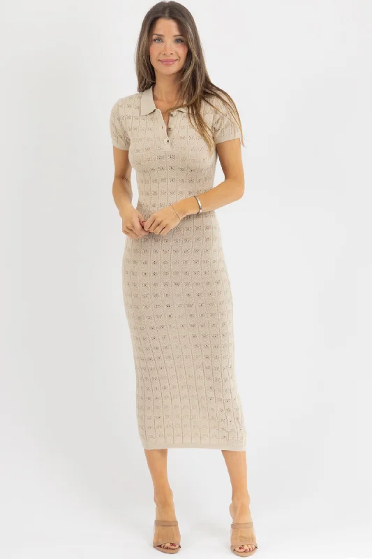 Best Seller ELODIE KNIT MIDI DRESS
