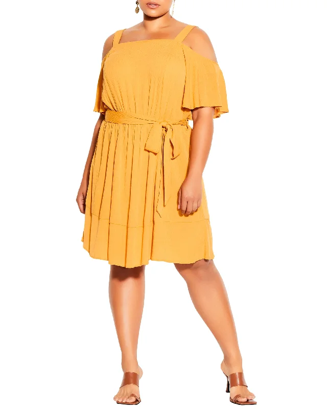 Act Now Siobhan Paradise Dress | Yellow