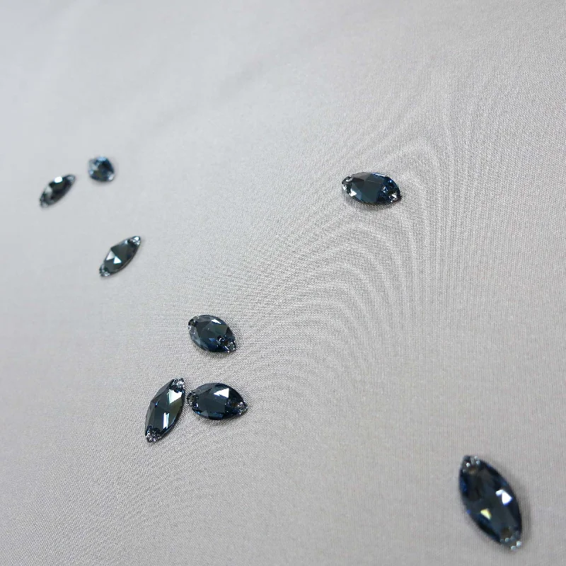 Seasonal Sale Denim Blue Swarovski Elements Stones 12x6MM