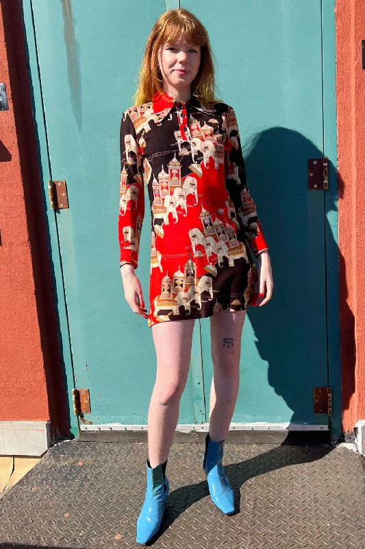 Major Savings Elephant Circus Mini Dress XS/S