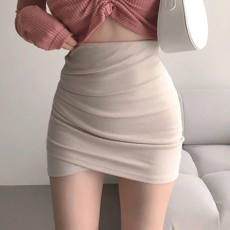 Weekend Flash Sale Chic and Elegant Look New Slim-fit High-waisted Pleated Dress