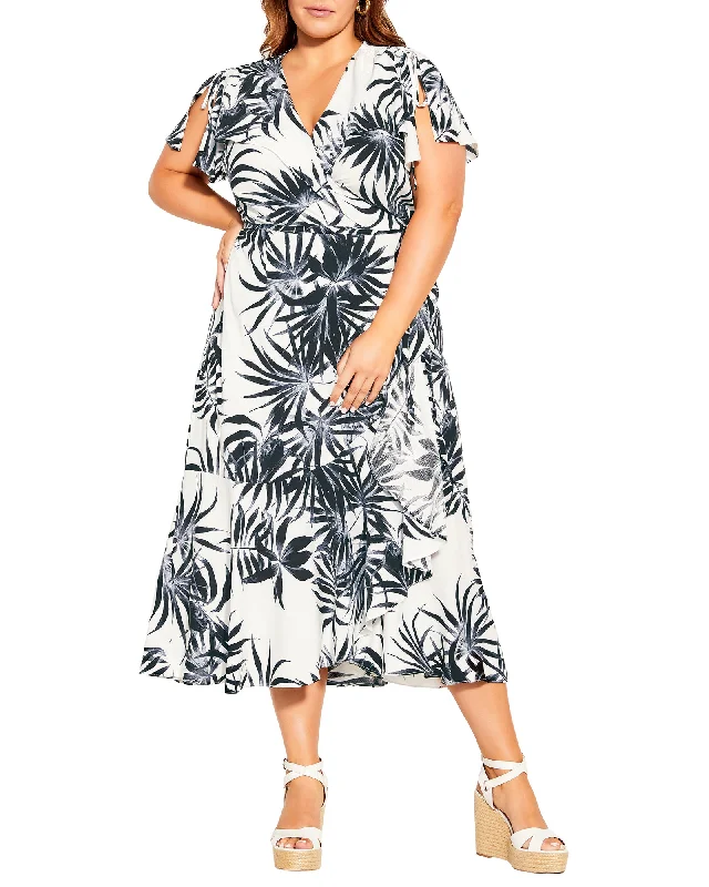 Best Bargains Amari Beach Tropic Maxi Dress | Ivory / Black