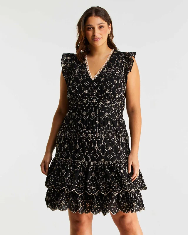 Deal Dash Bellini Dress | Black/Beige