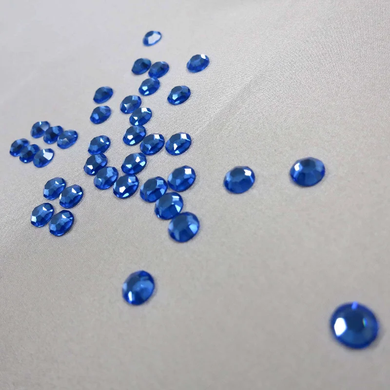 Limited Edition Sapphire Blue Swarovski Elements Stones 7MM
