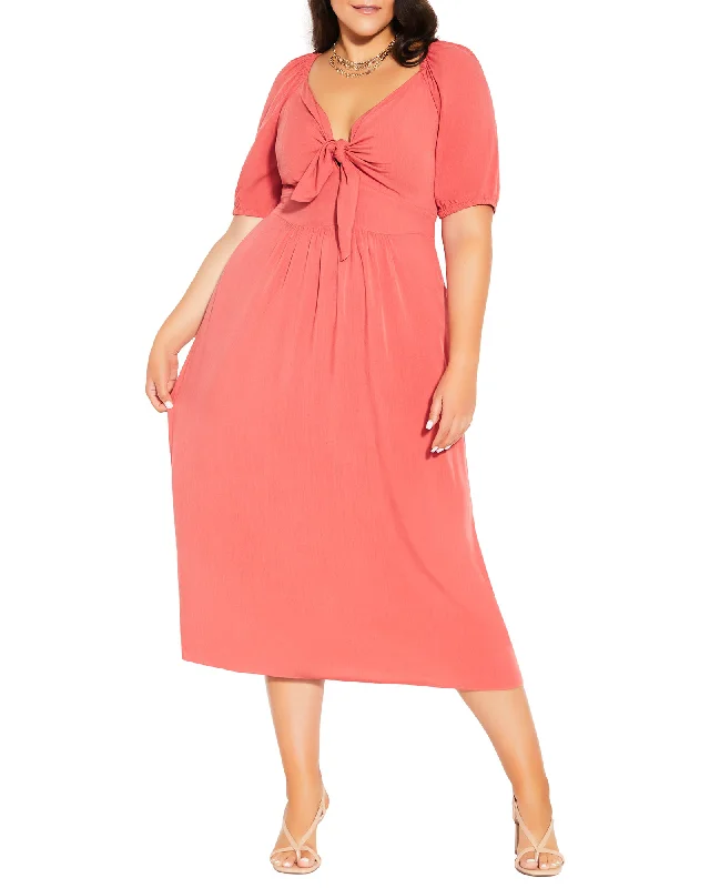 Discount Deals Adriana Citron Slip Dress | Coral