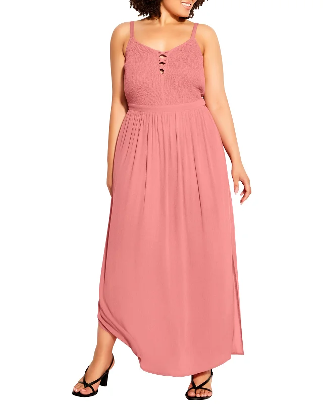 Don't Wait Smitten Charm School Maxi Dress | Pink